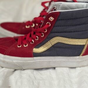 VANS x Marvel Captain Marvel Limited Edition SK8-Hi Tops Unisex Shoes